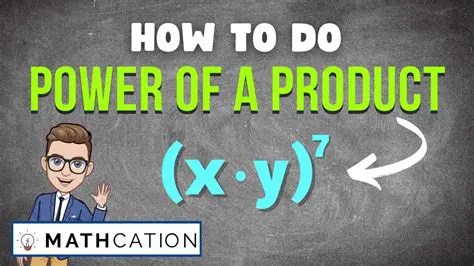 Applying the Power of a Product Rule