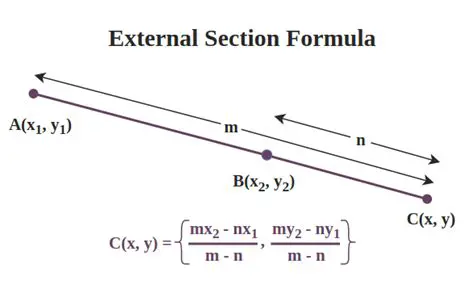 Applying the Section Formula to the Given Problem