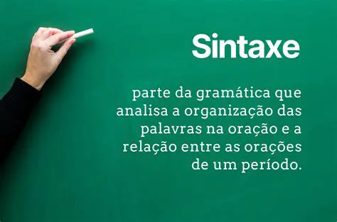 Aprenda a utilizar a sintaxe