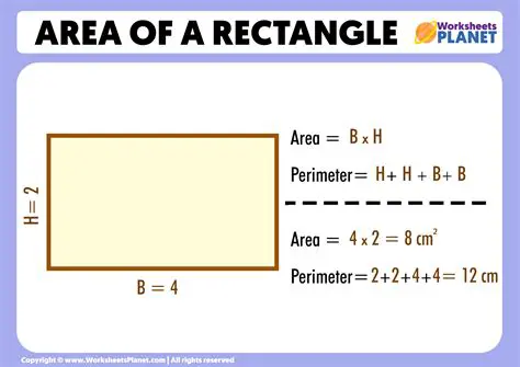 Area of a Rectangle Formula
