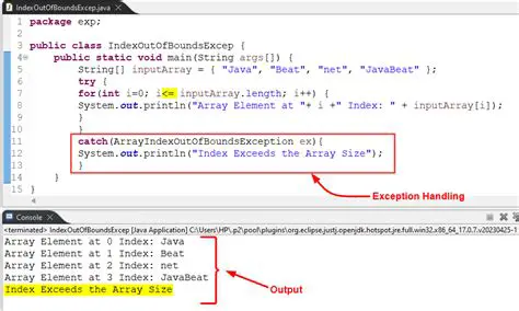 ArrayIndexOutOfBoundsException
