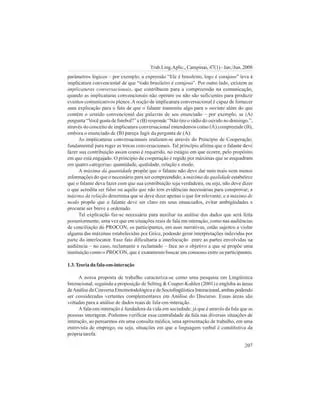 As implicaturas conversacionais