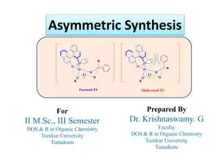 Assessing Asymmetric Induction using TLC