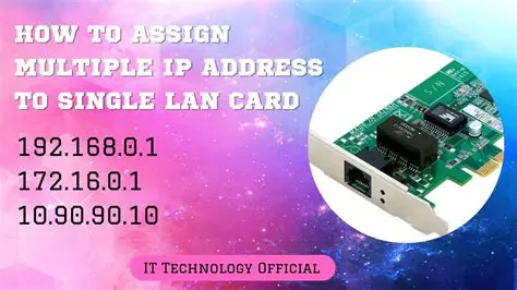 Assign Multiple IP Addresses to a Single NIC Card