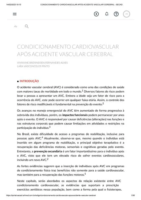 Atividades de Condicionamento Cardiovascular