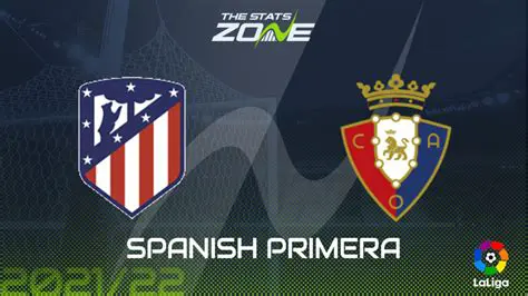 أتلتيكو مدريد ضد أوساسونا: تحليل شامل للمباراة، التكتيكات، والنتائج المتوقعة