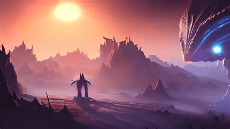 Atmospheric graphics with fantastic lighting