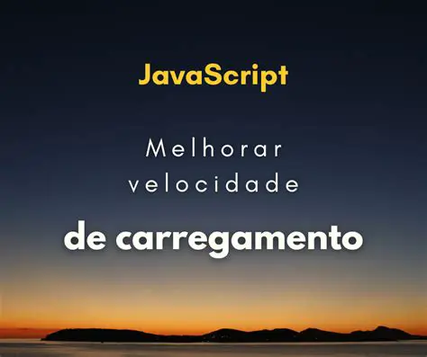 Aumentar a velocidade de carregamento