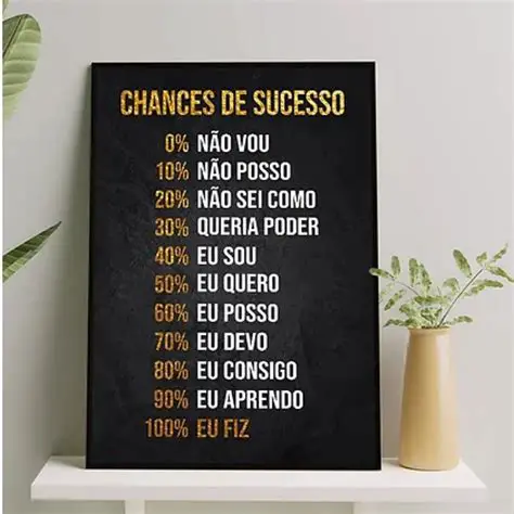 Aumento de chances de sucesso