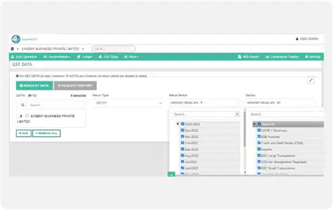 Automated GST Reconciliation and Tracking