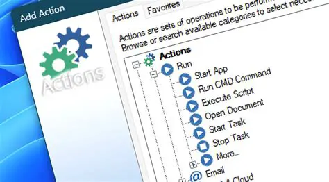 Automatic Action Execution