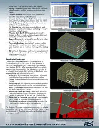 Automatic yielding of reinforcement