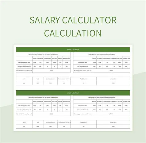 Automation of salary calculation process