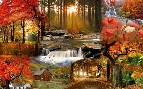 Autumn Scenes Full Screen Saver