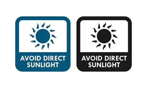 Avoid exposing it to direct sunlight