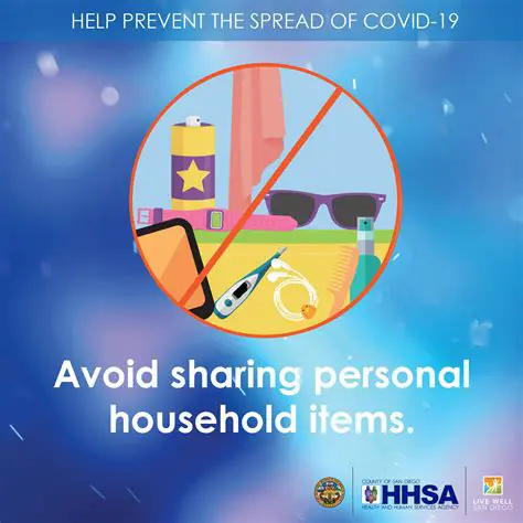 Avoid Sharing Personal Items