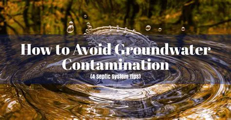 Avoiding contaminated water