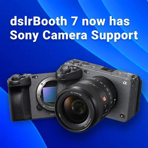 Axis and Sony camera support