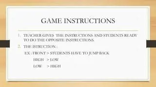 Balls responding to opposite instructions