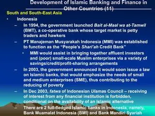 Banking Arrangements in Indonesia