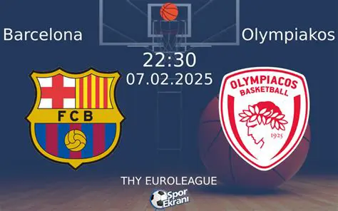Barcelona vs. Olympiakos: Das Epische EuroLeague-Duell – Analyse einer Zeitlosen Rivalität