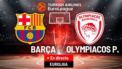FC Barcelona vs. Olympiacos: A EuroLeague Showdown Preview