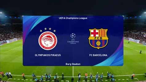 Barcelona vs. Olympiacos: A Tactical Deep Dive into the Champions League Showdown