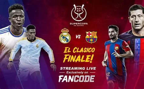 Barcelona vs. Real Madrid: 'n Epiese Clash van Spaanse Sokkergroothede