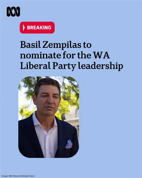 Basil Zempilas and the Liberal Party