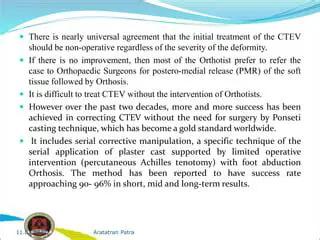 Be aware of the initial signs of CTEV