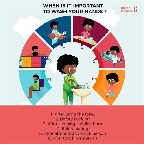 Begin by washing your hands before handling a book