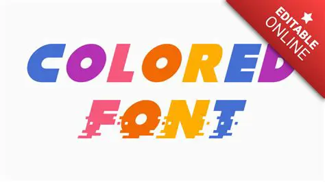 Benefits of Colored Text Rendering
