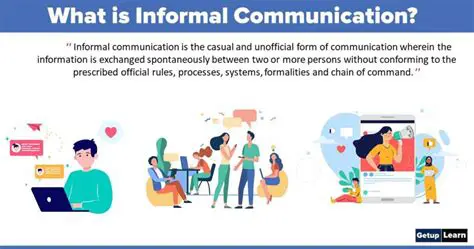 Benefits of Informal Communication