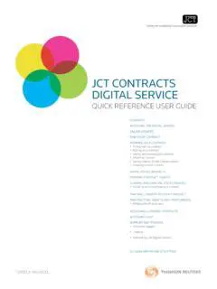 Benefits of the JCT Contracts Digital Service