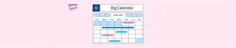 Benefits of Using a Big Calendar