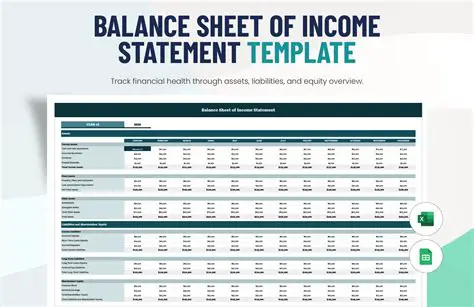 Benefits of Using an Excel Income Statement Template