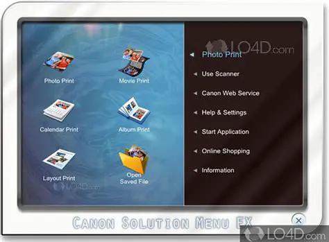 Benefits of Using Canon Solution Menu