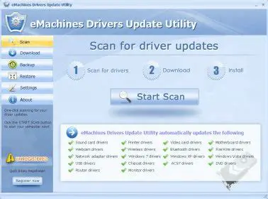 Benefits of Using eMachines Drivers Update Utility