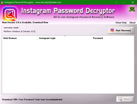 Benefits of Using Instagram Password Decryptor