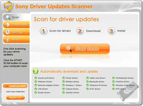 Benefits of Using the Sony Driver Updates Scanner