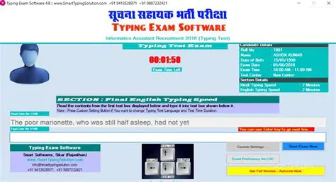 Benefits of Using Typing Exam Software