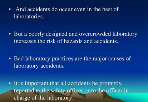 Best Practices for Reporting Laboratory Accidents