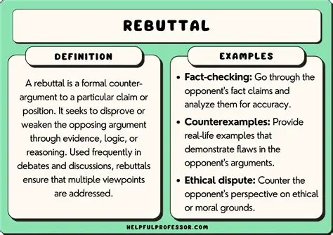 Best Practices for Writing a Rebuttal