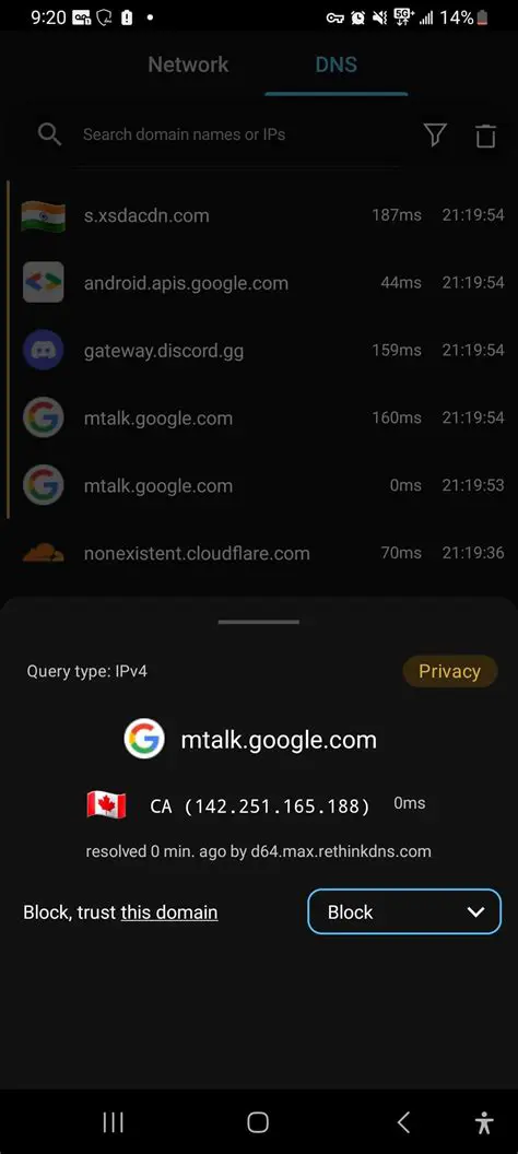 Block Accrescent in RethinkDNS