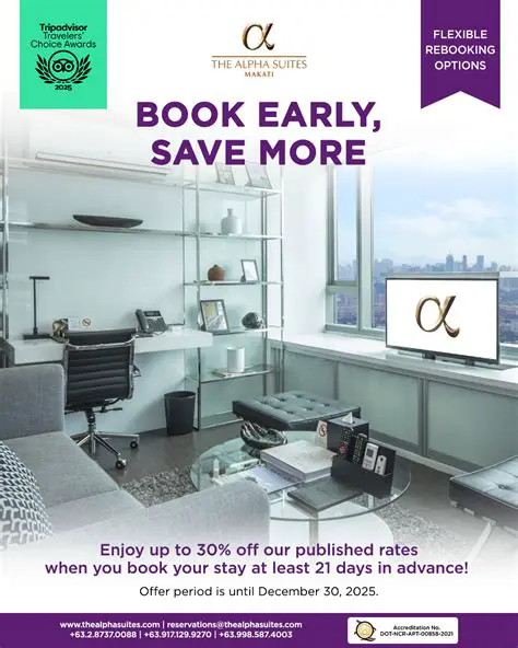 Book at Least 21 Days in Advance