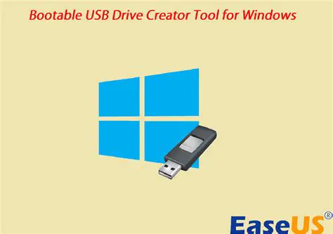 Bootable USB drive creation