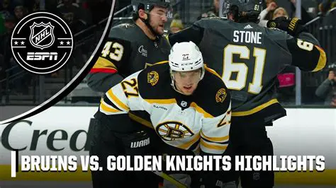 Boston Bruins vs. Vegas Golden Knights: A Cross-Conference Showdown of NHL Powerhouses