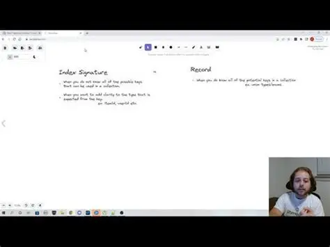 Both index signatures and Records