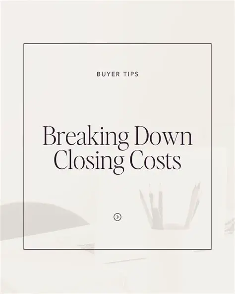 Breaking Down Closing Costs