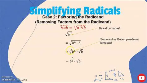 Breaking Down the Radicand